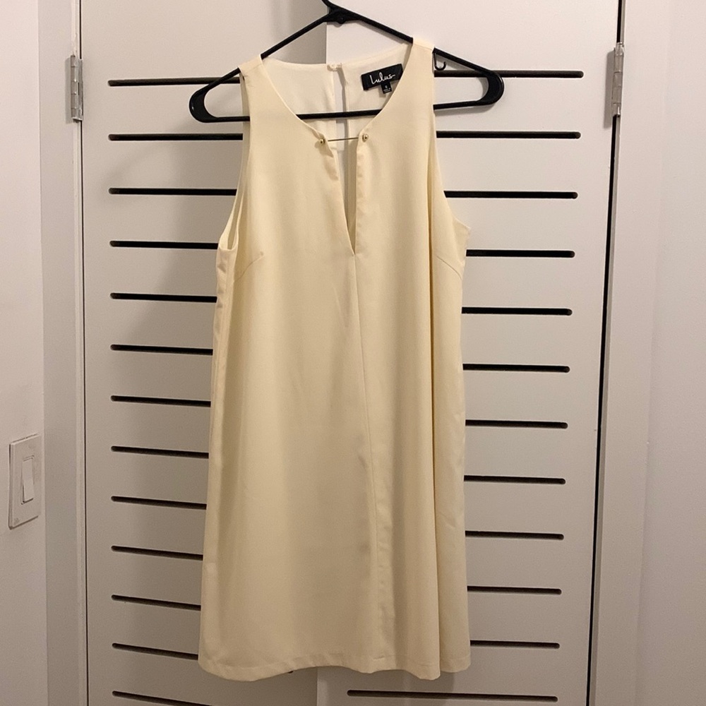 Lulu’s Small ivory / off-white cocktail dress